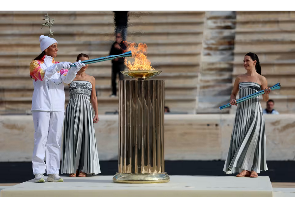 Olympic Flame Takes Flight — Torch Travels from Athens to Italy on Road to Milano-Cortina 2026
