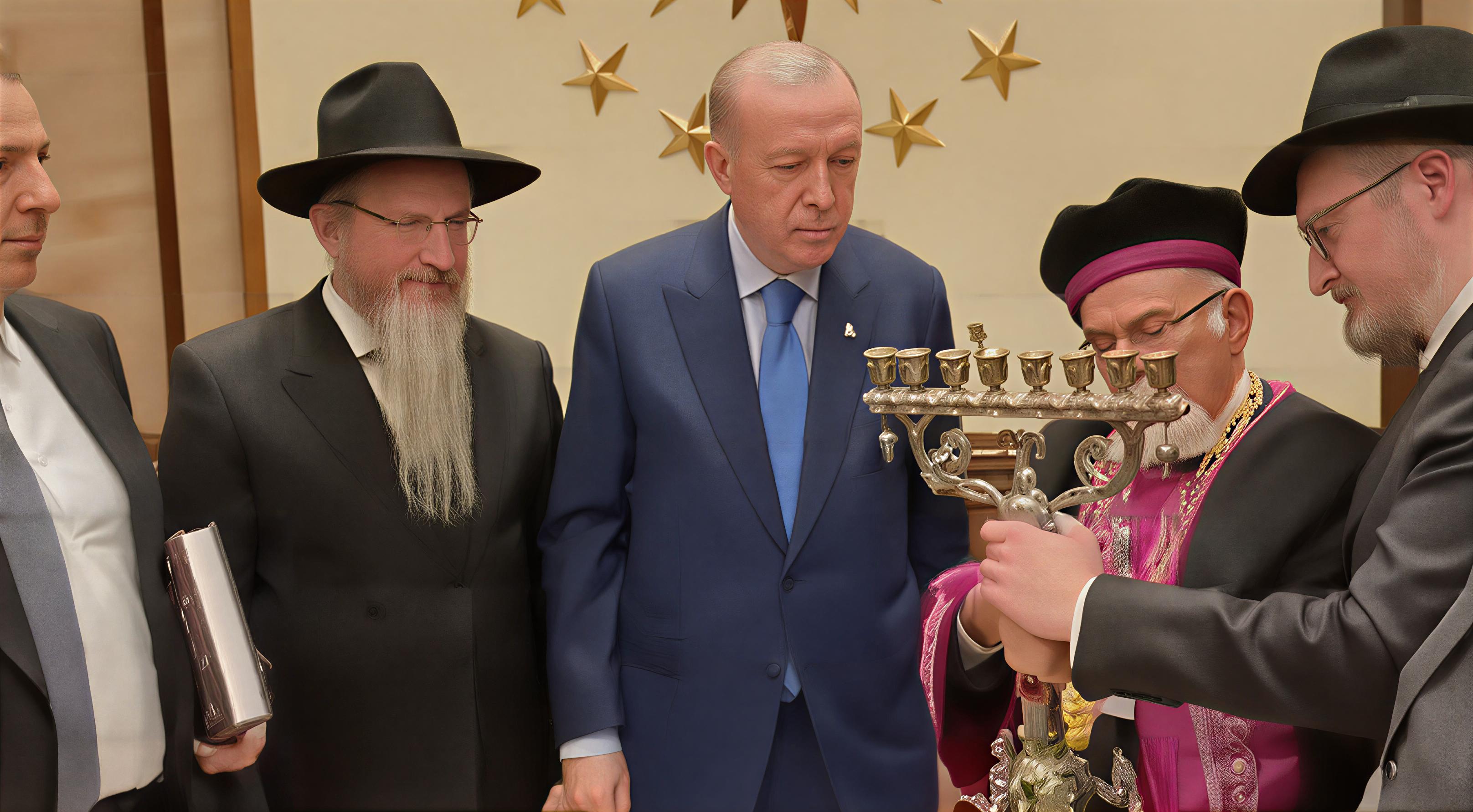 President Erdoğan Extends Warm Hanukkah Wishes to Turkish Jewish Community