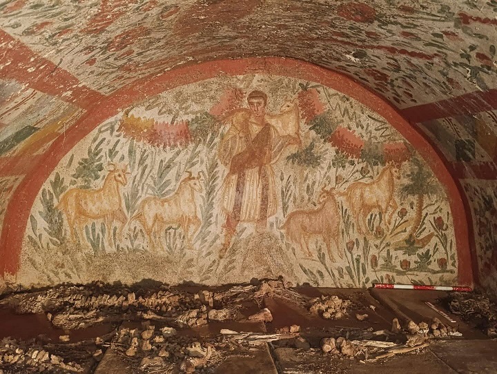 Rare Good Shepherd Fresco Discovered in İznik: Early Christian Art in Anatolia