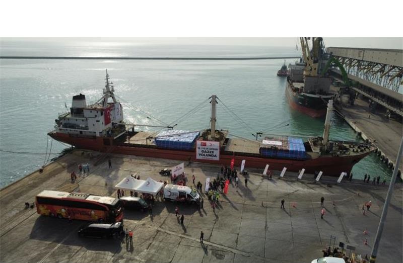 Türkiye Dispatches 19th “Goodness Ship” with Humanitarian Aid for Gaza