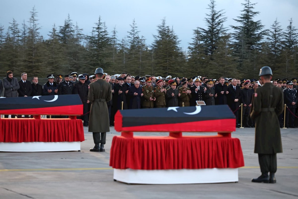 Türkiye Honors Libya Delegation Killed in Ankara Plane Crash, Bodies Sent Home