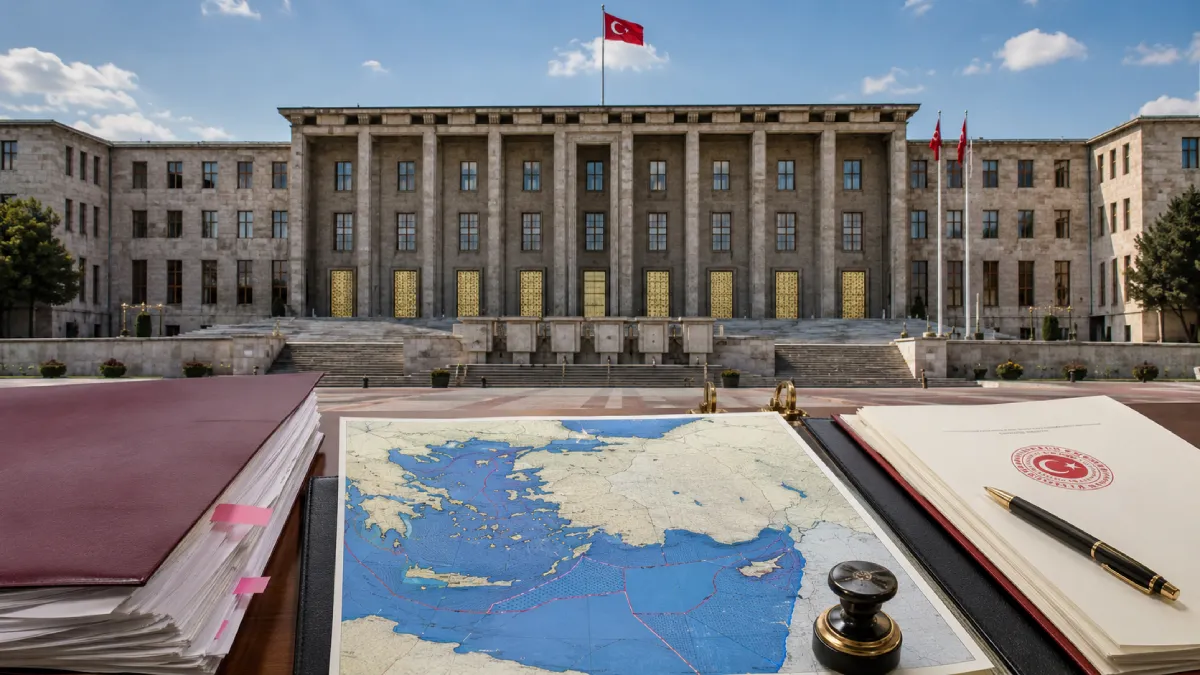 Türkiye Moves Blue Homeland Toward Law as Aegean Maritime Dispute Widens