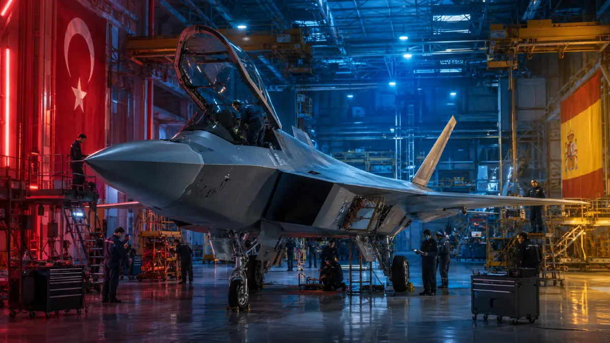 Türkiye Signs First KAAN Production Contract as Spain Opens Fighter Talks